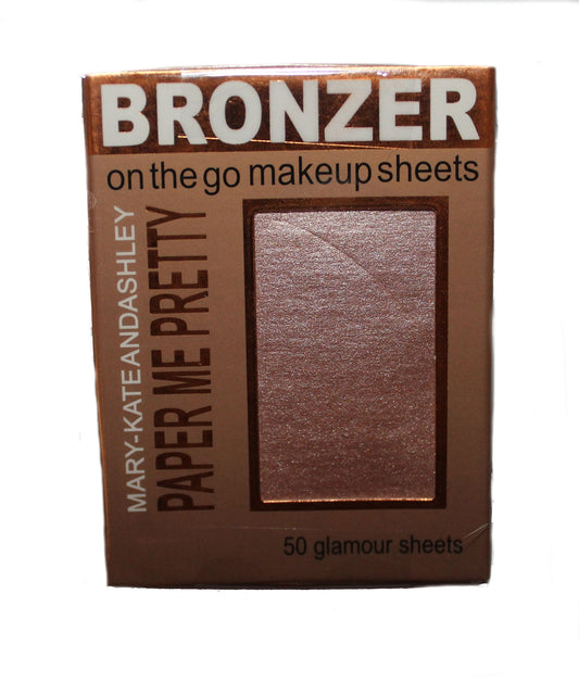 Mary-Kate and Ashley Paper Me Pretty BRONZER on the go makeup sheets Beauty & Personal Care Mary-Kate and Ashley