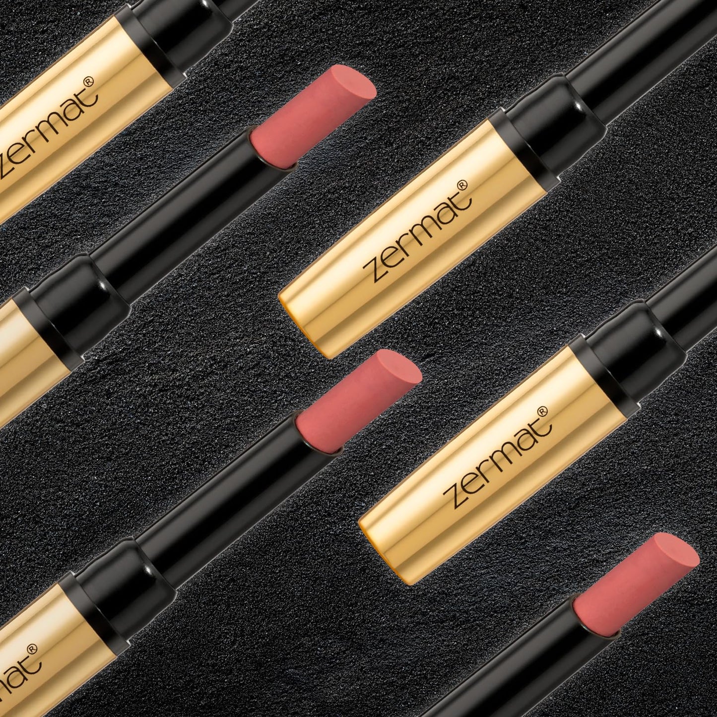 Zermat Eleganzza Reflex Long-Lasting Lipstick, Fabulous Carmel Shade, Moisturizing Formula, 8 Hour Wear, 0.06 Oz Beauty & Personal Care Zermat