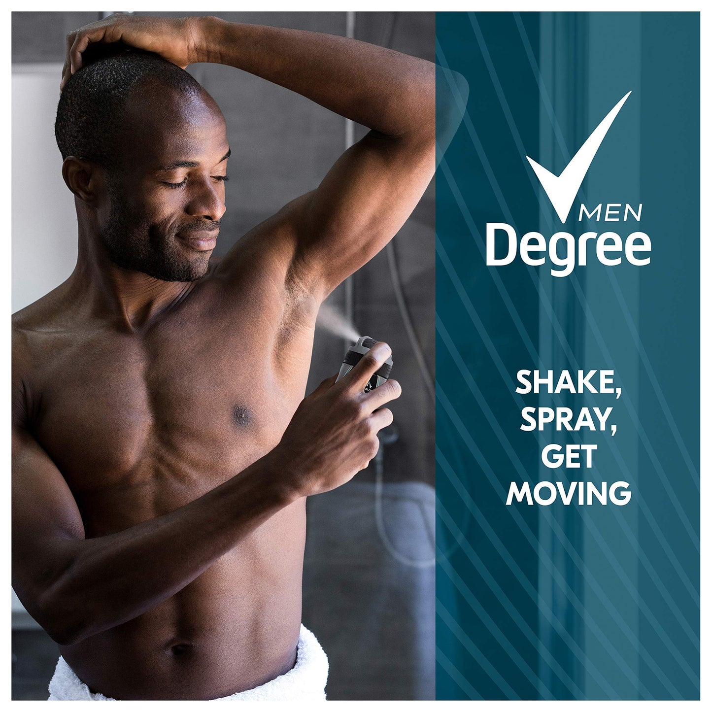 Degree Men Antiperspirant Deodorant Dry Spray for 48 Hour Sweat and Odor Protection Cool Rush With MotionSense Technology 3.8 oz Beauty and Personal Care Degree