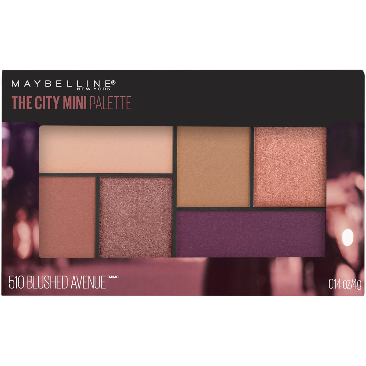 Maybelline New York The City Mini Eyeshadow Palette Makeup, Blushed Avenue, 0.14 oz. Beauty & Personal Care MAYBELLINE