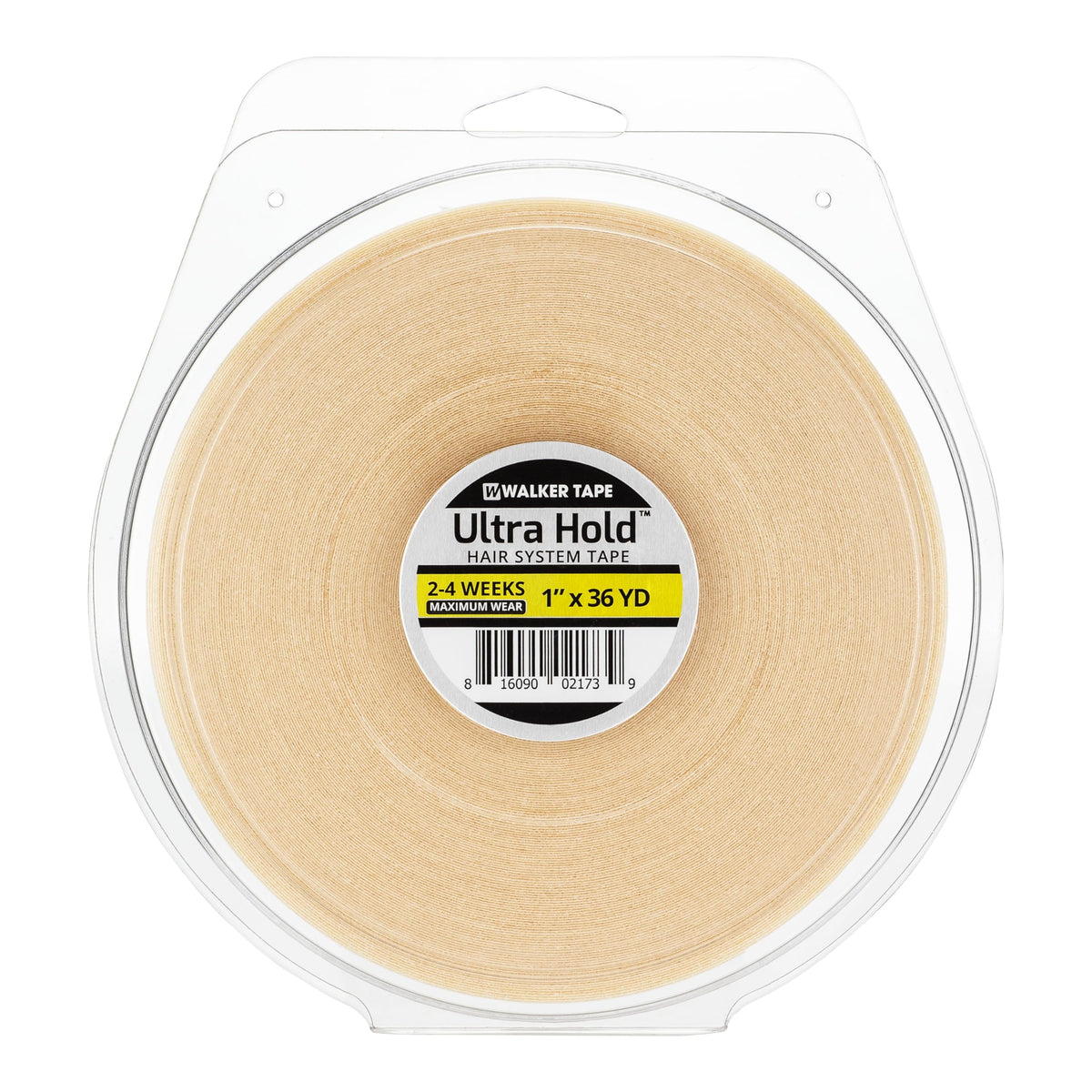 Walker Tape Ultra Hold Adhesive Tape Roll 1" x 36 Yards, Maximum Wear Double Sided Tape, Hair Extensions Human Hair and Wig Tape, Long Lasting Strong