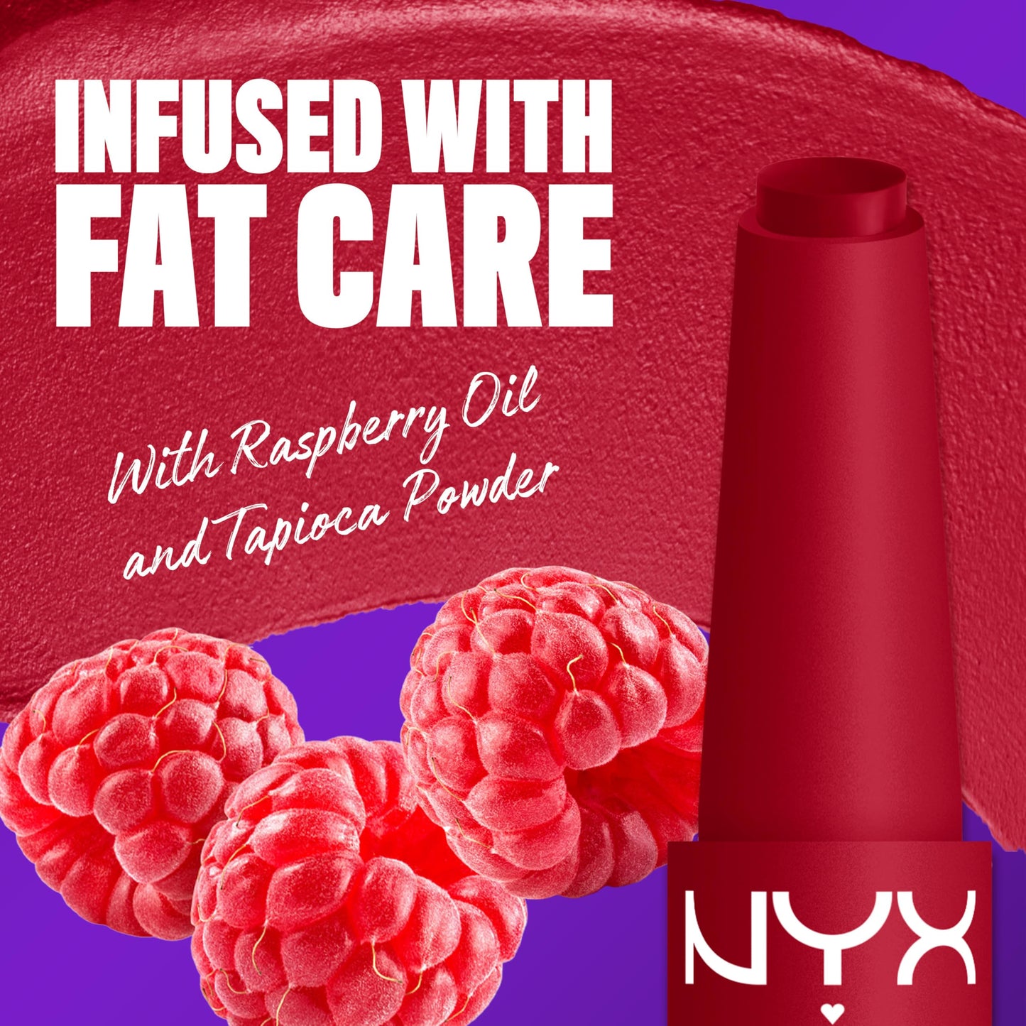 NYX PROFESSIONAL MAKEUP Fat Matte Lipstick, Pigmented, Smoothing, & Non-Drying Lip Crayon, Long Lasting Lip Makeup, Vegan & Cruelty Free - Scarlet Beauty & Personal Care NYX PROFESSIONAL MAKEUP