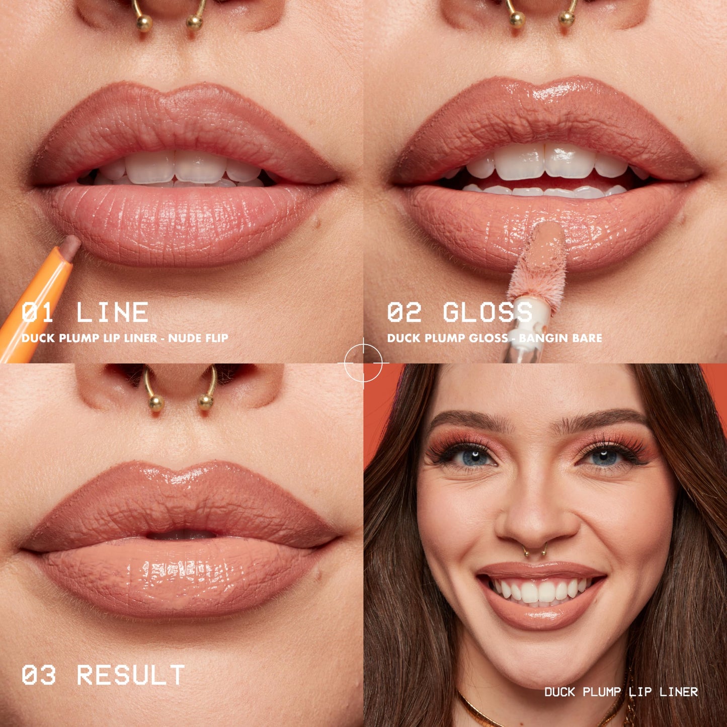 NYX PROFESSIONAL MAKEUP Duck Plump Plumping Lip Liner, Matte Pencil With Up To 10HR Wear, Beige Boost (Beige Brown Lip Liner) Beauty & Personal Care NYX PROFESSIONAL MAKEUP