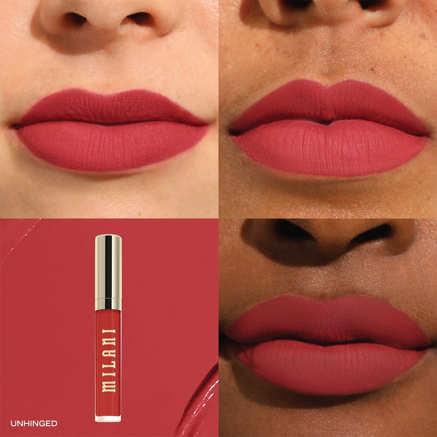 Milani Stay Put Longwear Liquid Lipstick - Smudge-Proof, Kiss-Proof, and Fade-Resistant Formula for All-Day Wear - Unhinged Beauty & Personal Care Milani