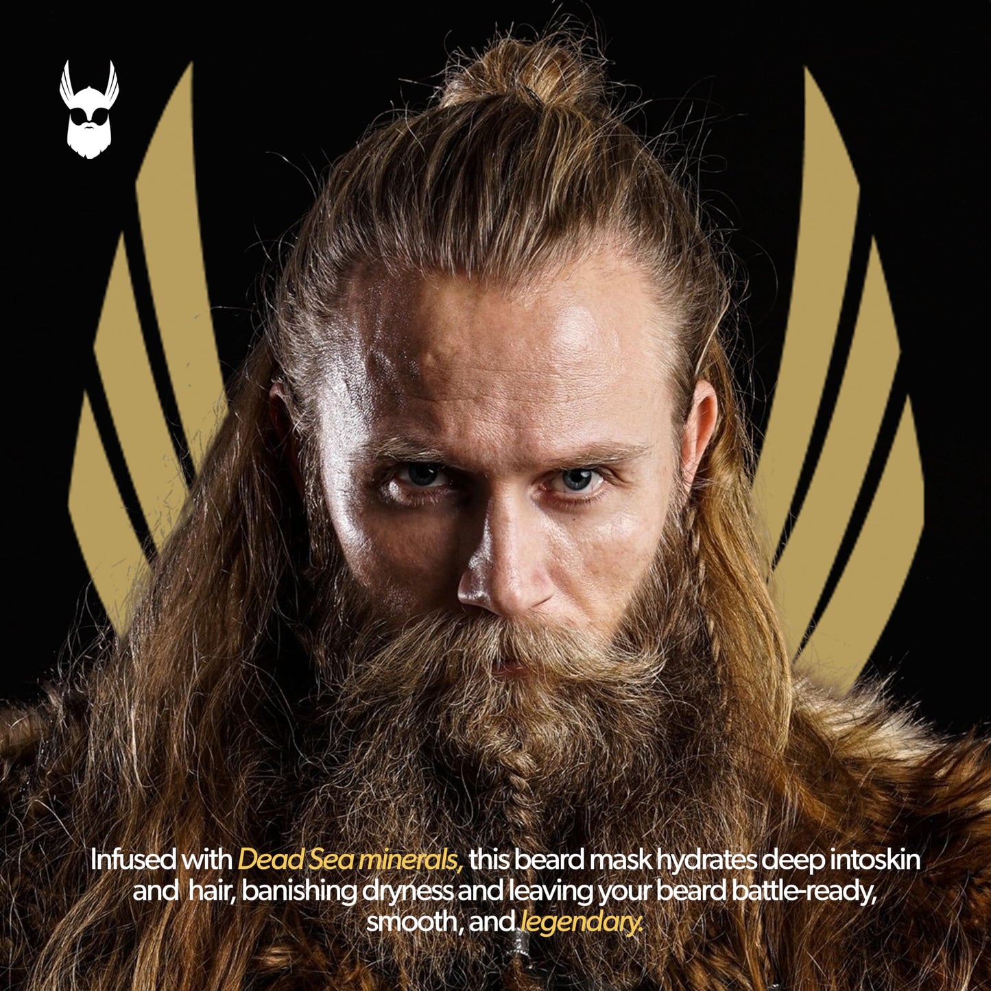 The Beard Struggle Viking Sea Mineral Beard Conditioner - 5.29 oz - Promotes Beard Health - Cleansing Beard Mask for Men Beauty & Personal Care The Beard Struggle