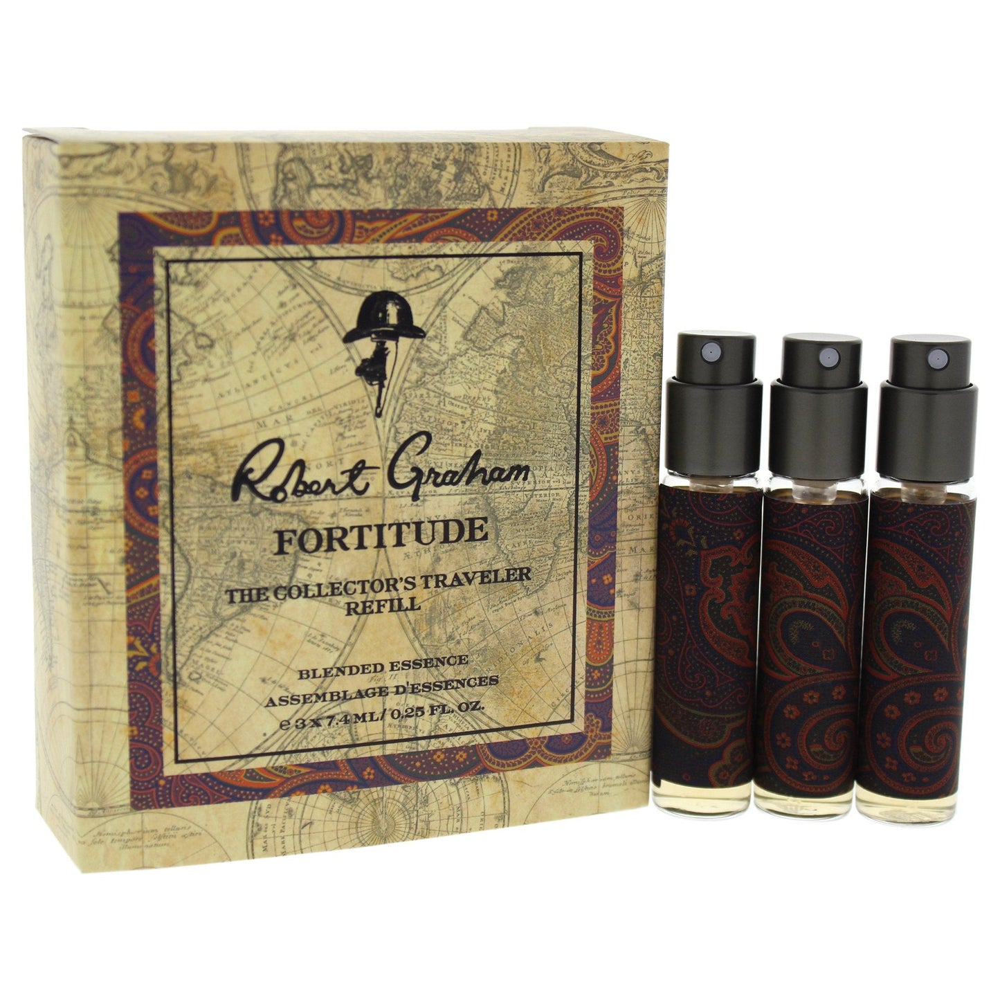 Robert Graham The Collectors Traveler Refill Fortitude Eau de Cologne Spray for Unisex, 3 Count Beauty & Personal Care Robert Graham