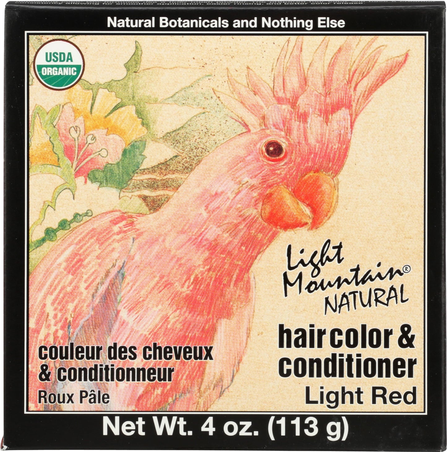 LIGHT MOUNTAIN Organic Strawberry Henna Hair Color, 4 OZ Beauty & Personal Care LIGHT MOUNTAIN
