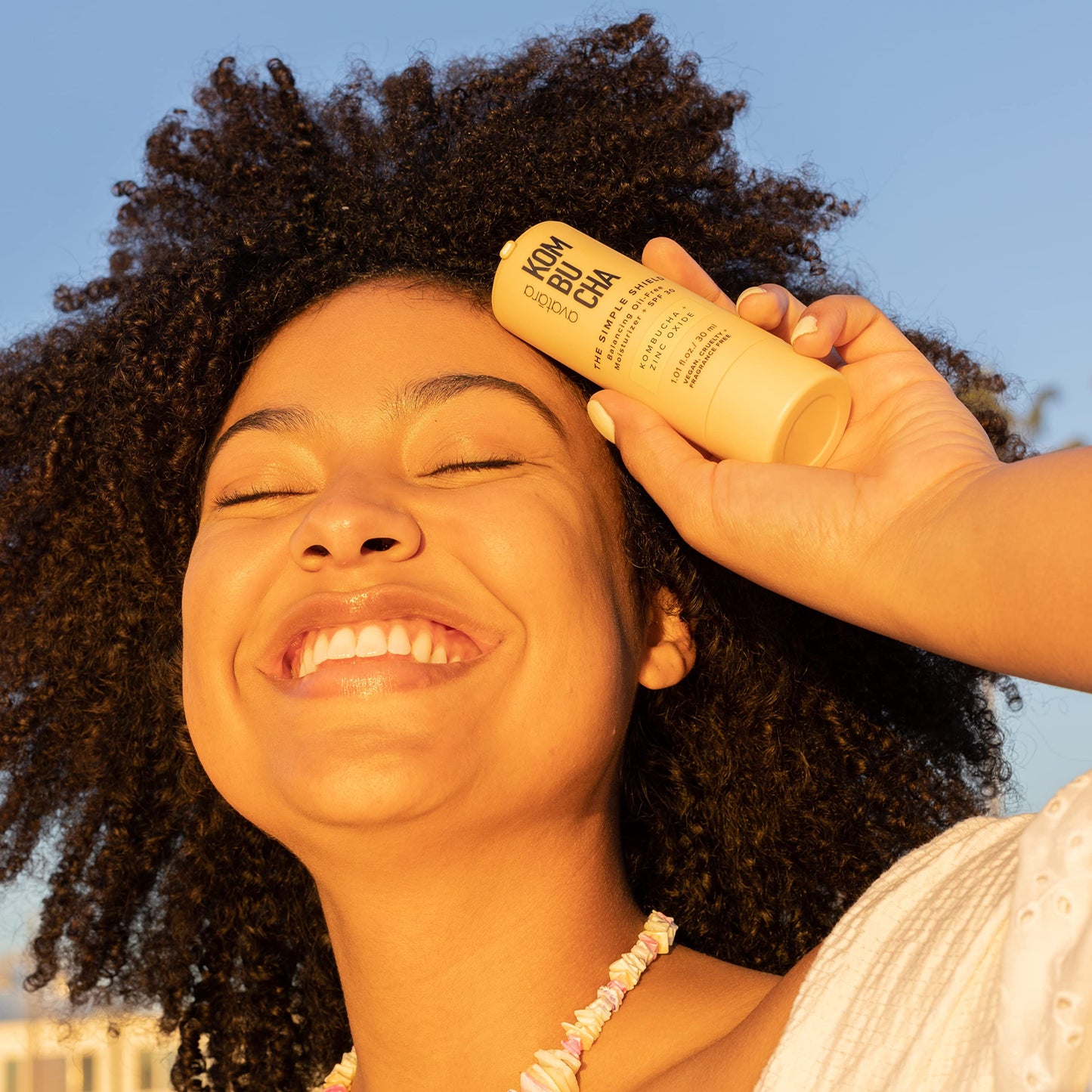 Avatara Kombucha The Simple Shield Face Sunscreen SPF – Zinc Oxide Mineral Moisturizer with BHA & Hyaluronic Acid, Teen Skincare, 1.01 fl oz Beauty & Personal Care Avatara