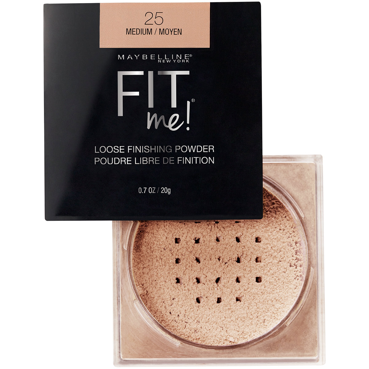 Maybelline New York Fit Me Loose Finishing Powder, Medium, 0.7 Ounce