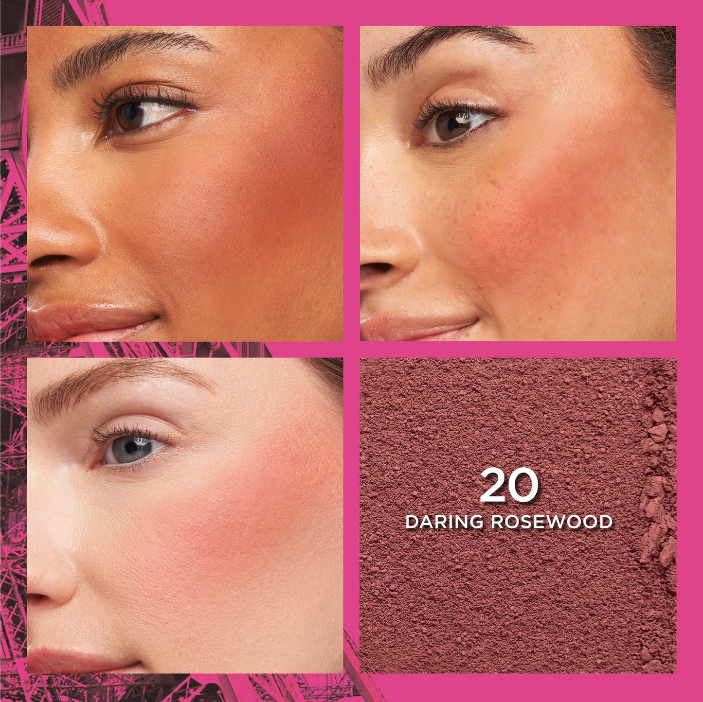 L'Oreal Paris Infallible Up to 24H Fresh Wear Soft Matte Blush, Blendable, Long-Lasting and Waterproof Cheek Make Up, Daring Rosewood 20, 0.31 Oz Beauty & Personal Care L'Oreal Paris
