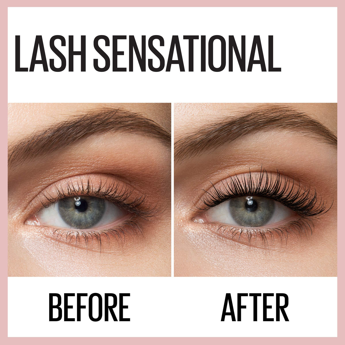 Maybelline Lash Sensational Washable Mascara, Lengthening and Volumizing for a Full Fan Effect, Midnight Black, 1 Count Beauty & Personal Care MAYBELLINE