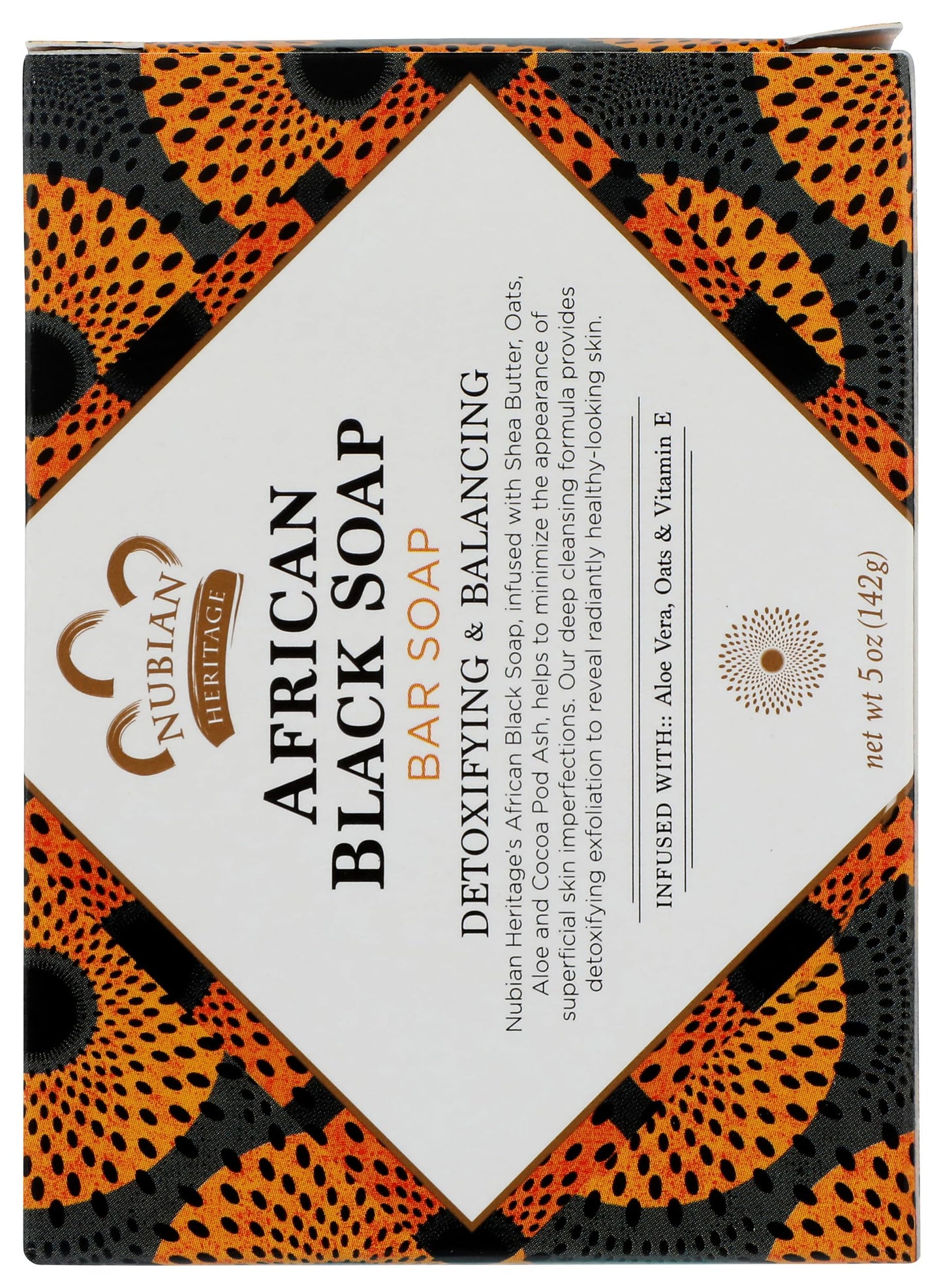 Bar Soap, African Blk with Al, 5 oz ( Multi-Pack) Beauty & Personal Care Nubian Heritage