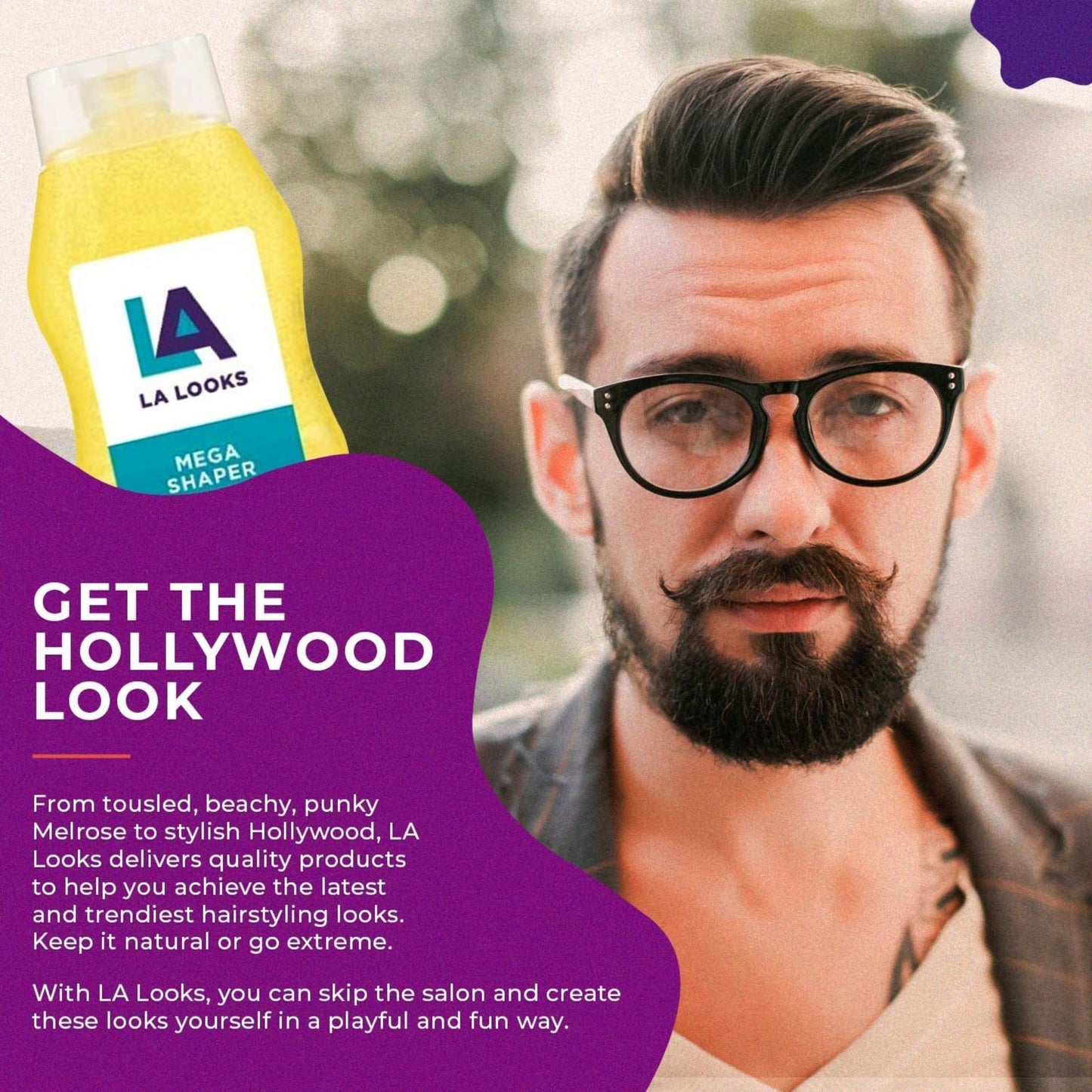 L.A. Looks Styling Gel Mega Mega Hold - 20 oz, Pack of 4 Beauty & Personal Care L.A. Looks