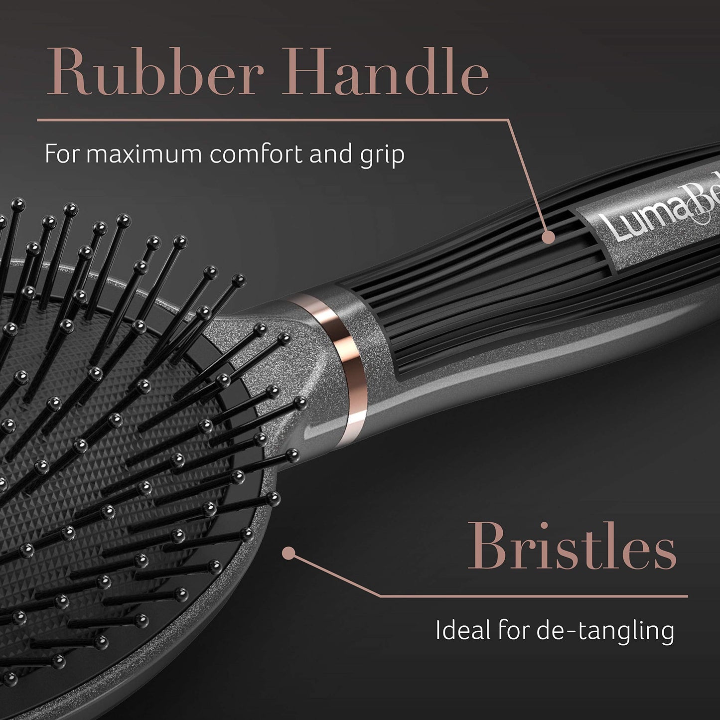 LumaBella Cushion Brush with Keratin Micro-Conditioners Beauty & Personal Care LumaBella