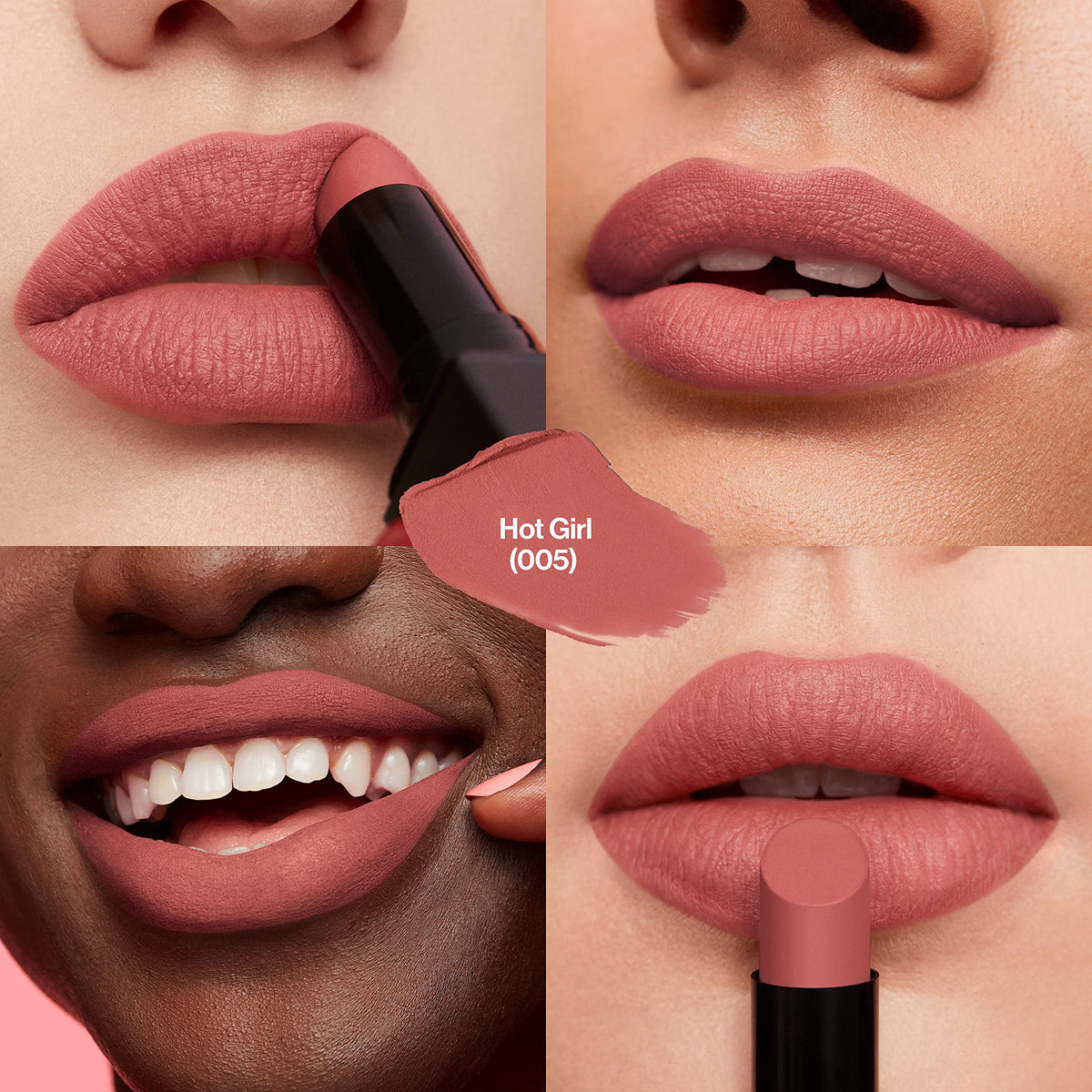 REVLON Lipstick, ColorStay Suede Ink, Built-in Primer, Infused with Vitamin E, Waterproof, Smudge-proof, Matte Color, 005 Hot Girl, 0.09 oz. Beauty & Personal Care REVLON
