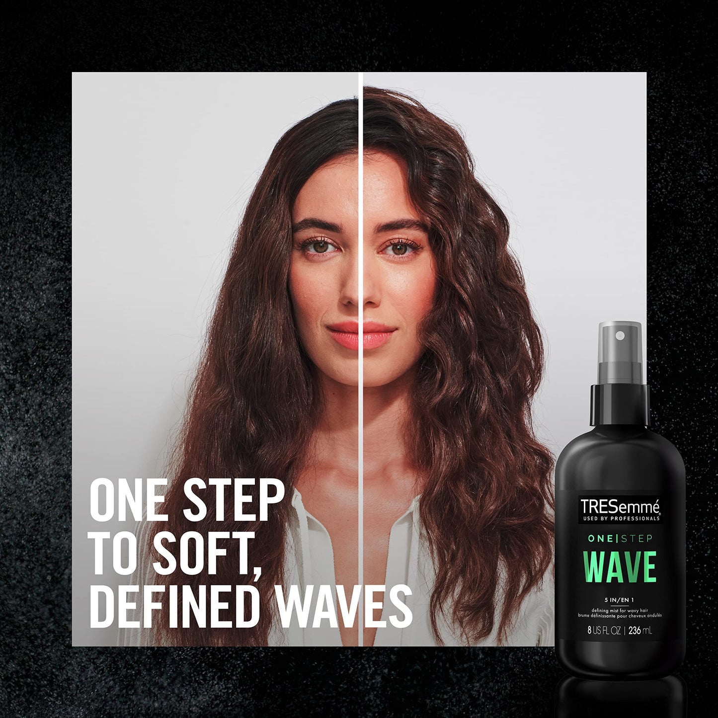 TRESemmé One Step 5-in-1 Leave-In Hair Styling Mist for Wavy Hair Wave Defining Mist Hair Care Product to Enhance Natural Waves 8 oz Beauty & Personal Care TRESemmé