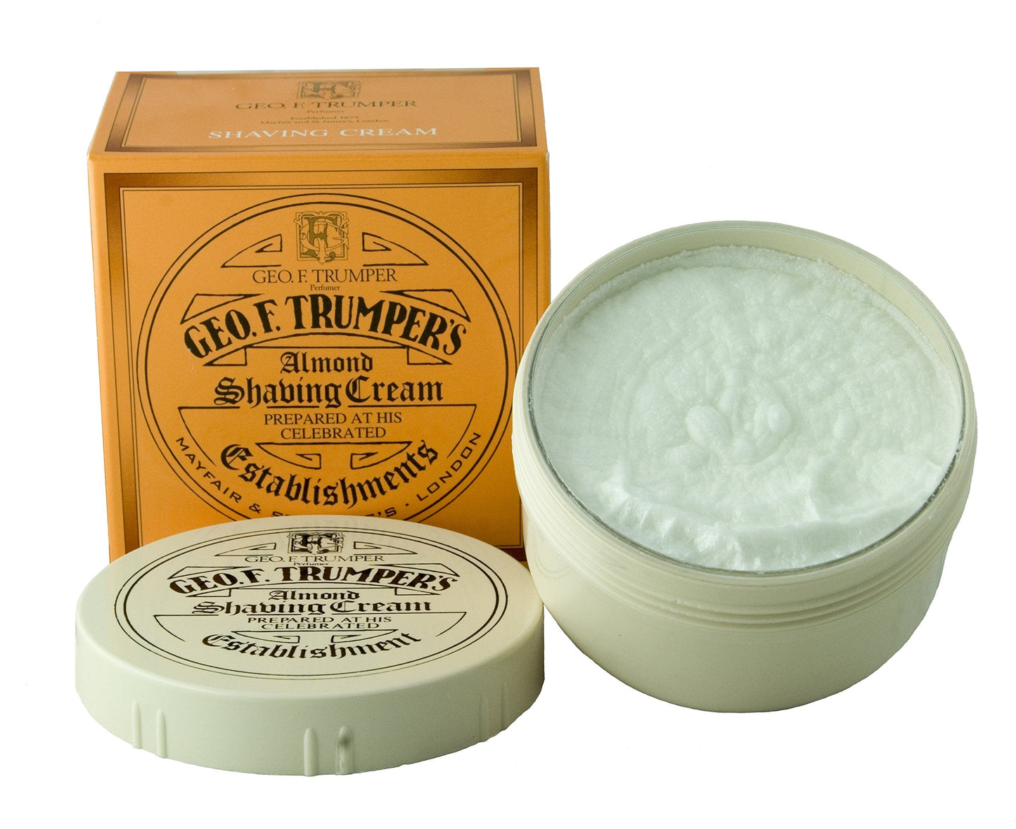 Geo F. Trumper Almond Shaving Cream Jar Beauty & Personal Care Geo F. Trumper
