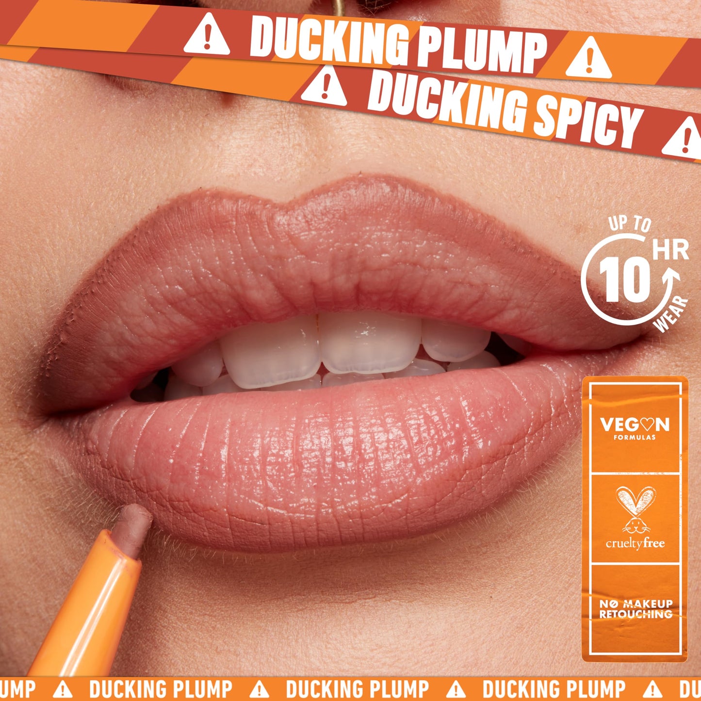 NYX PROFESSIONAL MAKEUP Duck Plump Plumping Lip Liner, Matte Pencil With Up To 10HR Wear, Nude Flip (Nude Lip Liner) Beauty & Personal Care NYX PROFESSIONAL MAKEUP