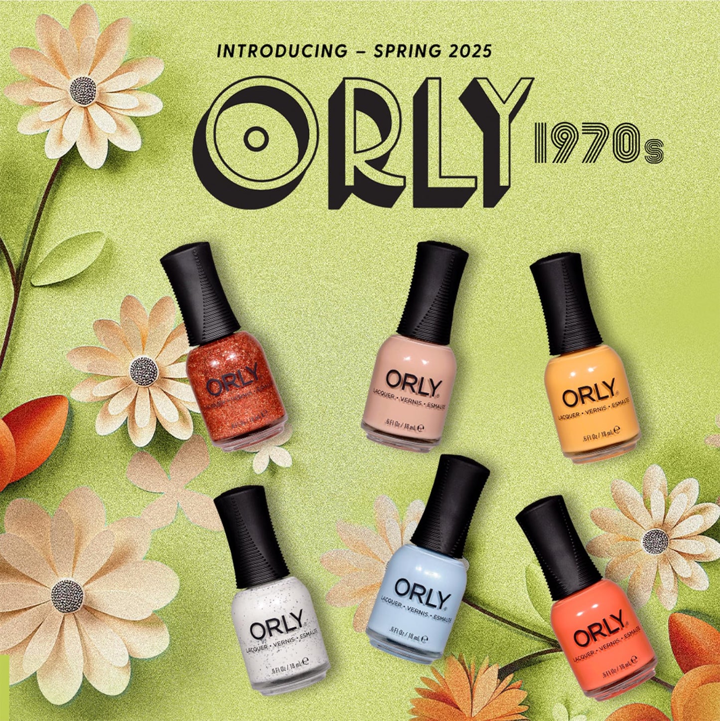 Orly 50th Anniversary 1970s Collection (Hunky Dory, 0.6 fl oz) Beauty & Personal Care Orly
