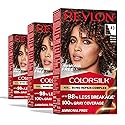 Revlon ColorSilk with Bond Repair Complex, Brown Permanent Hair Color, 100% Gray Coverage, Ammonia Free Hair Dye, Vegan Keratin, 43 Medium Golden Beauty & Personal Care REVLON