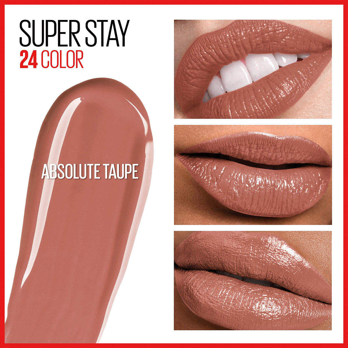 Maybelline SuperStay 24, 2-Step Liquid Lipstick, Absolute Taupe Beauty & Personal Care MAYBELLINE
