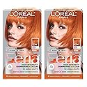 L'Oreal Paris Feria Multi-Faceted Shimmering Permanent Hair Color, C74 Intense Copper, Hair Dye Kit, Pack of 2 Beauty & Personal Care L'Oreal Paris