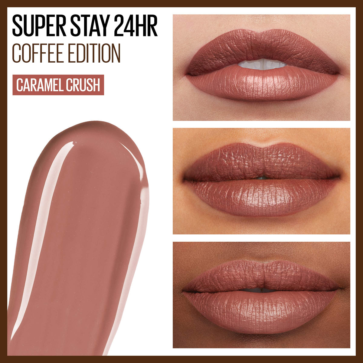 Maybelline SuperStay 24, 2-Step Liquid Lipstick, Coffee Edition, Caramel Crush Beauty & Personal Care MAYBELLINE