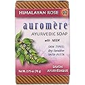 Auromere Ayurvedic Bar Soap, Himalayan Rose - Eco Friendly, Handmade, Vegan, Cruelty Free, Natural, Non GMO (2.75 oz), 1 pack Beauty & Personal Care Auromere