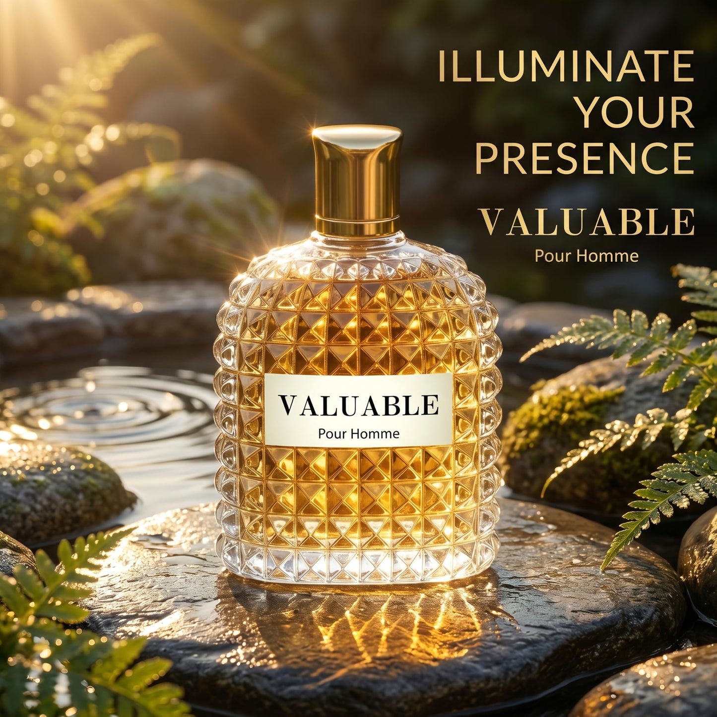 Hybrid & Company Valuable Pour Homme For Men Eau De Parfum Vaporisateur Natural Spray 3.4 Fl Oz Beauty & Personal Care Hybrid & Company