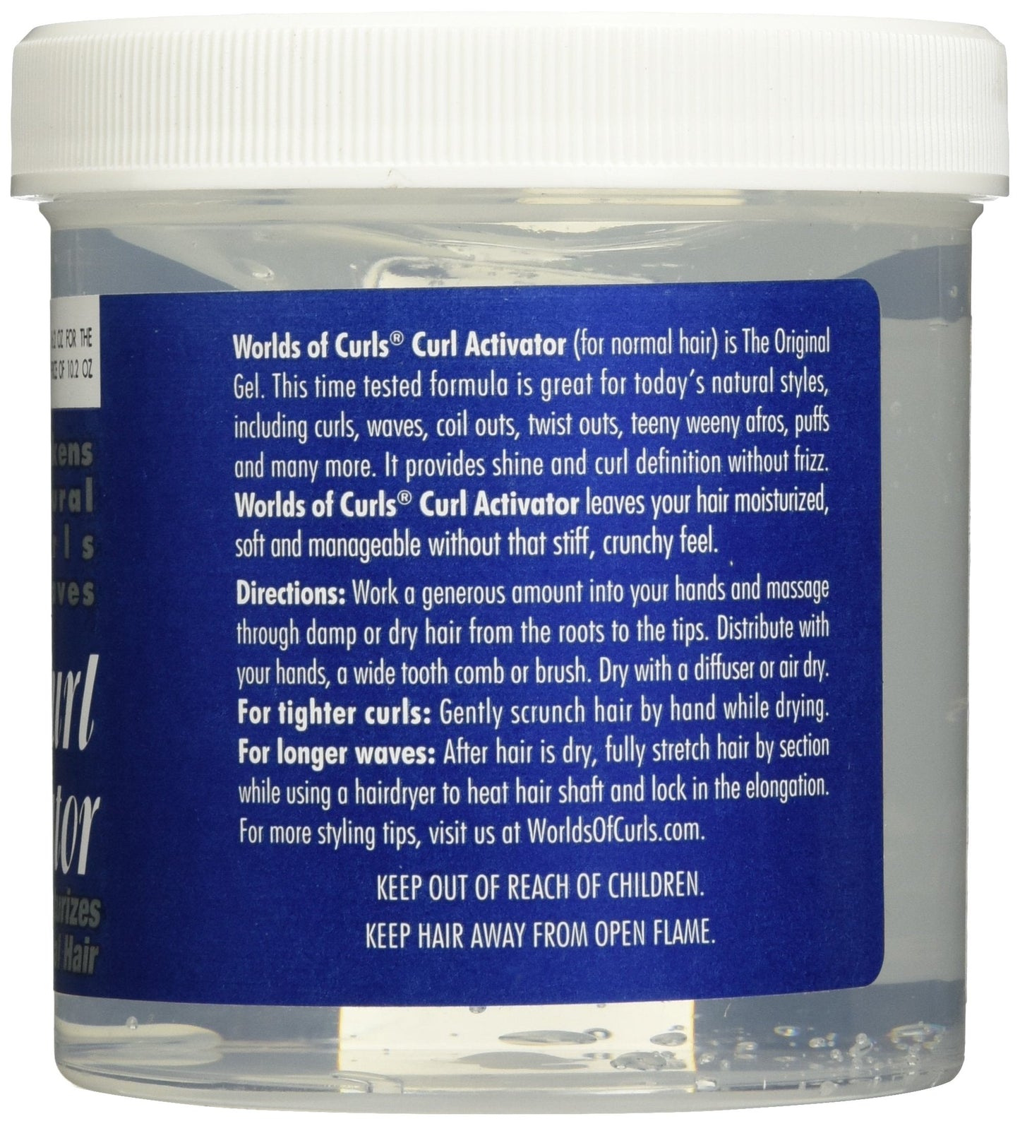 Worlds Of Curls, Curl Activator Regular Gel, 16.2 Ounce Beauty & Personal Care Worlds Of Curls