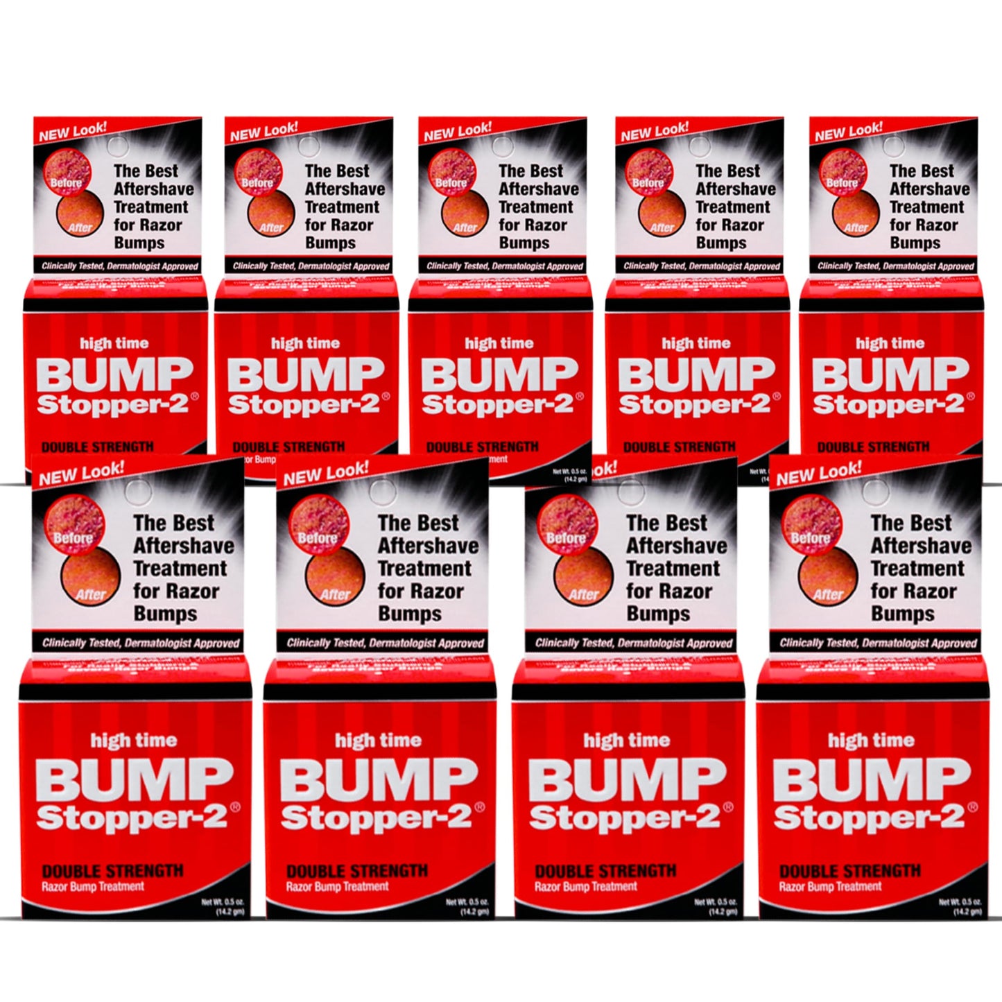 Bump Stopper 2 Double Strength Razor Bump Treatment | Formulated to Relieve Razor Burn | Eliminates Ingrown Hairs | Aftershave for Men - 0.5 OZ (9 Beauty & Personal Care high time