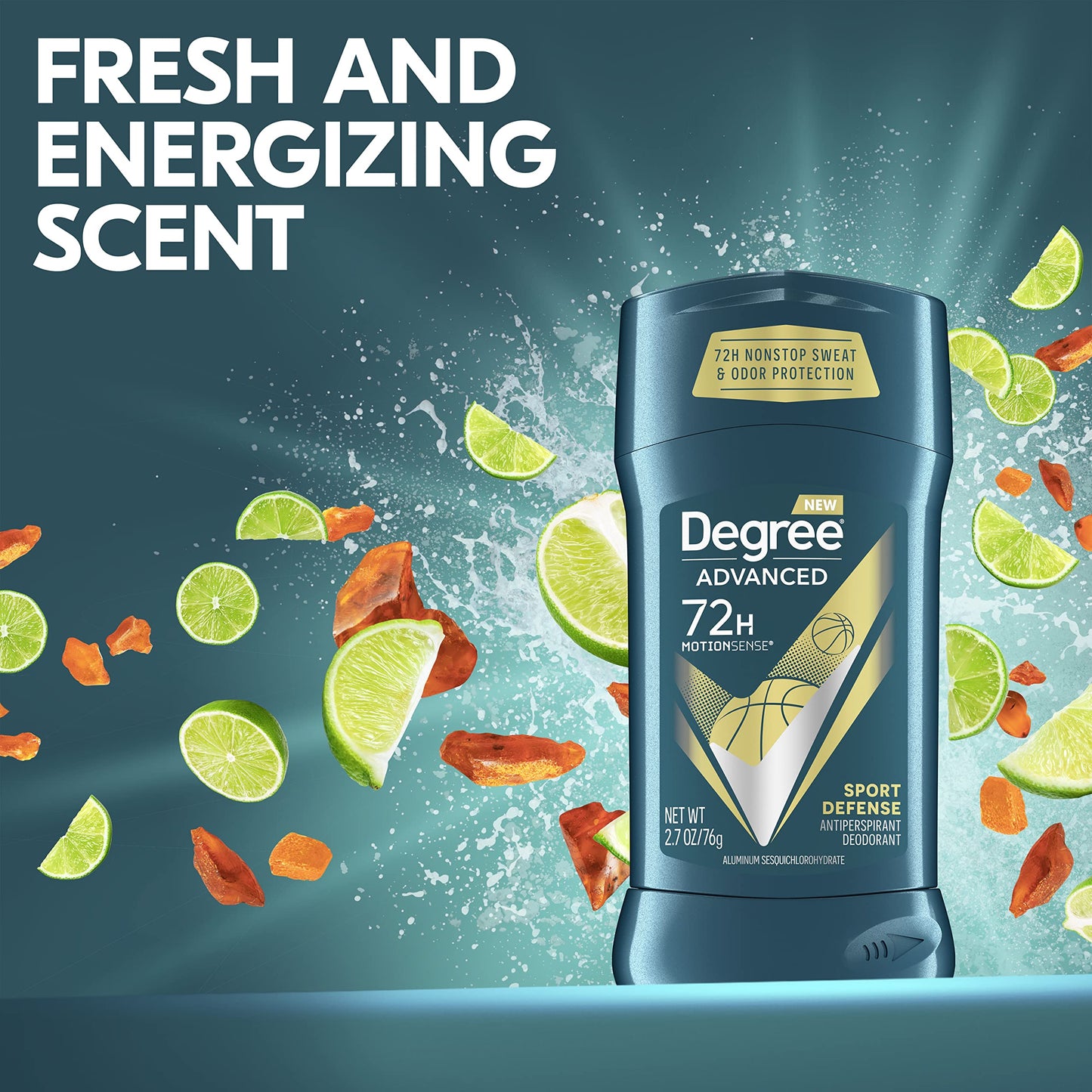 Degree Men Advanced Antiperspirant Deodorant 4 Count Sport Defense 72-Hour Sweat and Odor Protection Antiperspirant For Men With MotionSense Beauty and Personal Care Degree