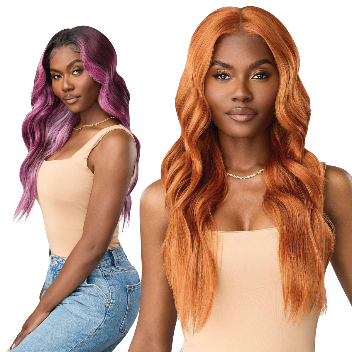 Outre Lace Front Wig - Melted Hairline - MH 116 (OFF BLACK 1B)