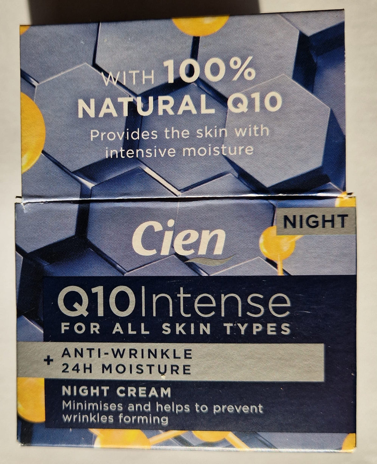 Cien Anti-Wrinkle Night Cream with Q10, Hyaluronic Acid and Vitamin E 50ml Beauty & Personal Care Cien