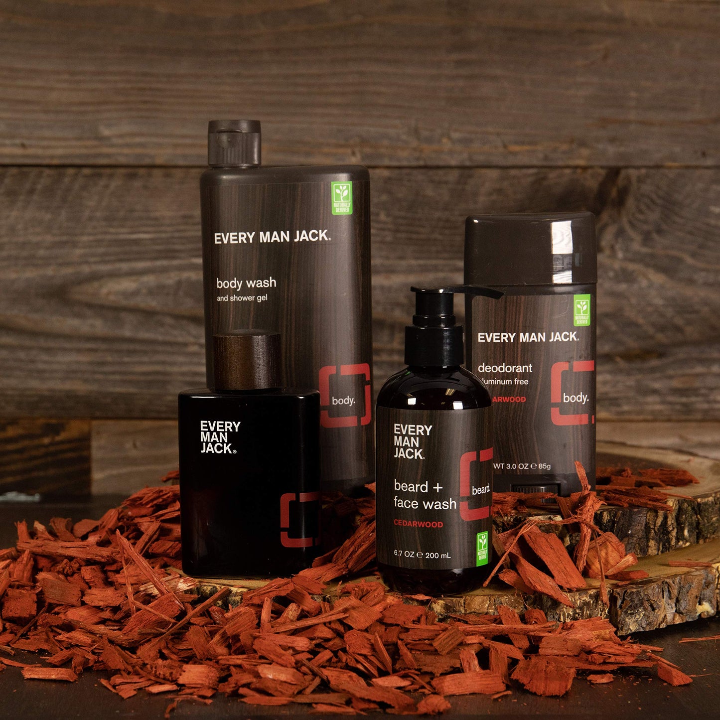 Every Man Jack Men's Body Wash - Cedarwood | 16.9-ounce Twin Pack - 2 Bottles Included | Naturally Derived, Parabens-free, Pthalate-free, Dye-free Beauty & Personal Care Every Man Jack