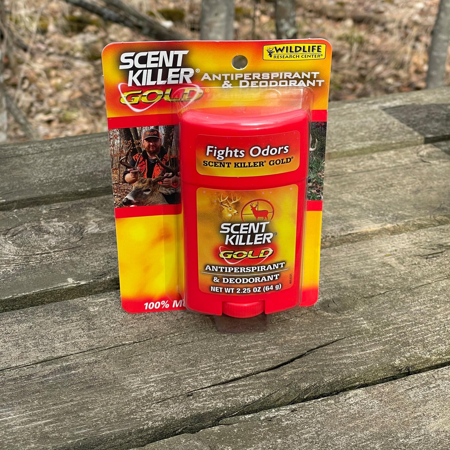 Scent Killer Gold Unscented Deodorant and Antiperspirant for Hunting Scent Control Beauty and Personal Care WILDLIFE RESEARCH CENTER