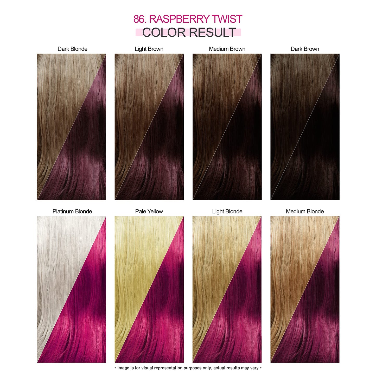 Adore Semi-Permanent Haircolor #086 Raspberry Twist 4 Ounce (118ml) (3 Pack) Beauty & Personal Care Adore