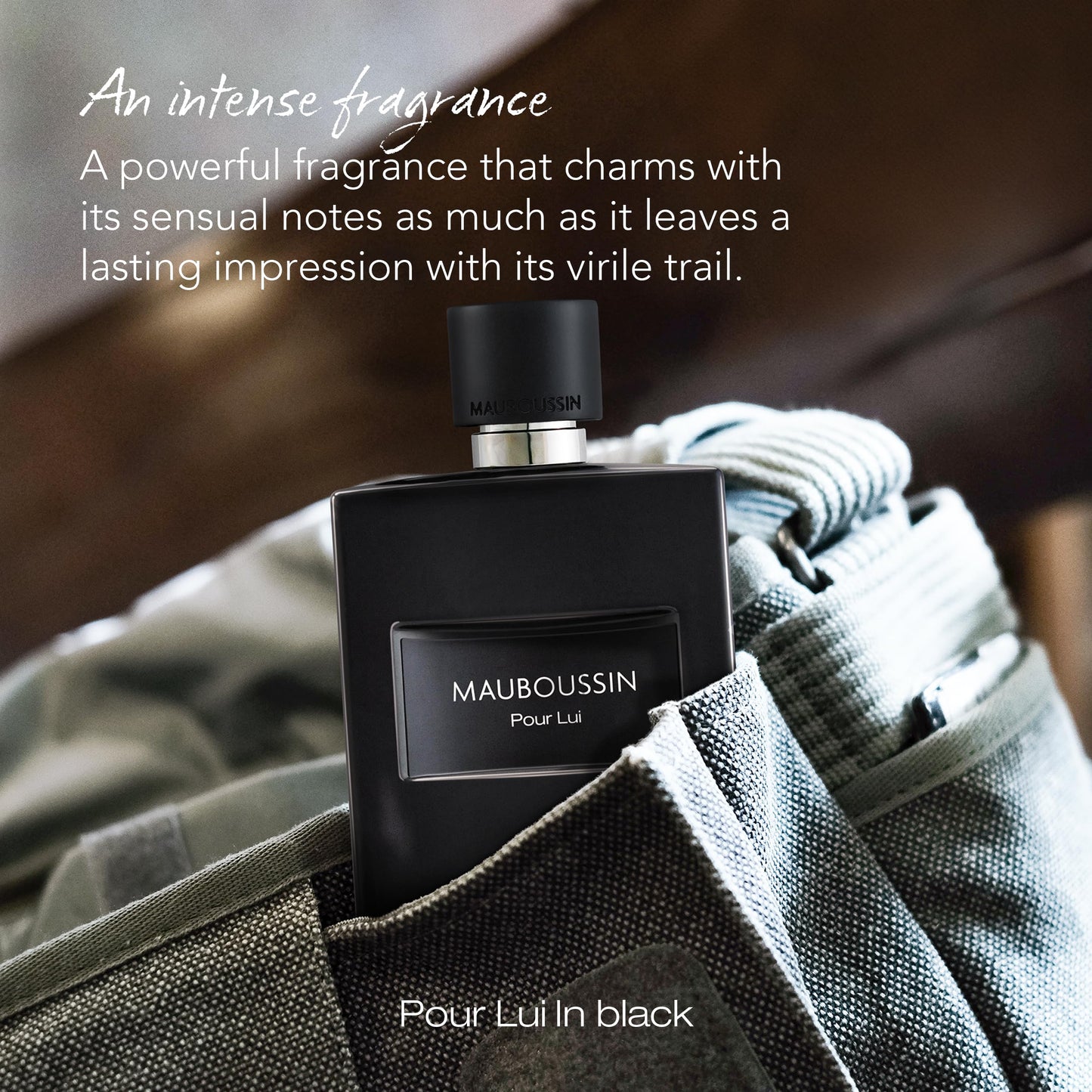 Mauboussin - Pour Lui In Black 100ml (3.3 Fl Oz) - Eau de Parfum for Men - Woody & Oriental Scents Beauty & Personal Care Mauboussin