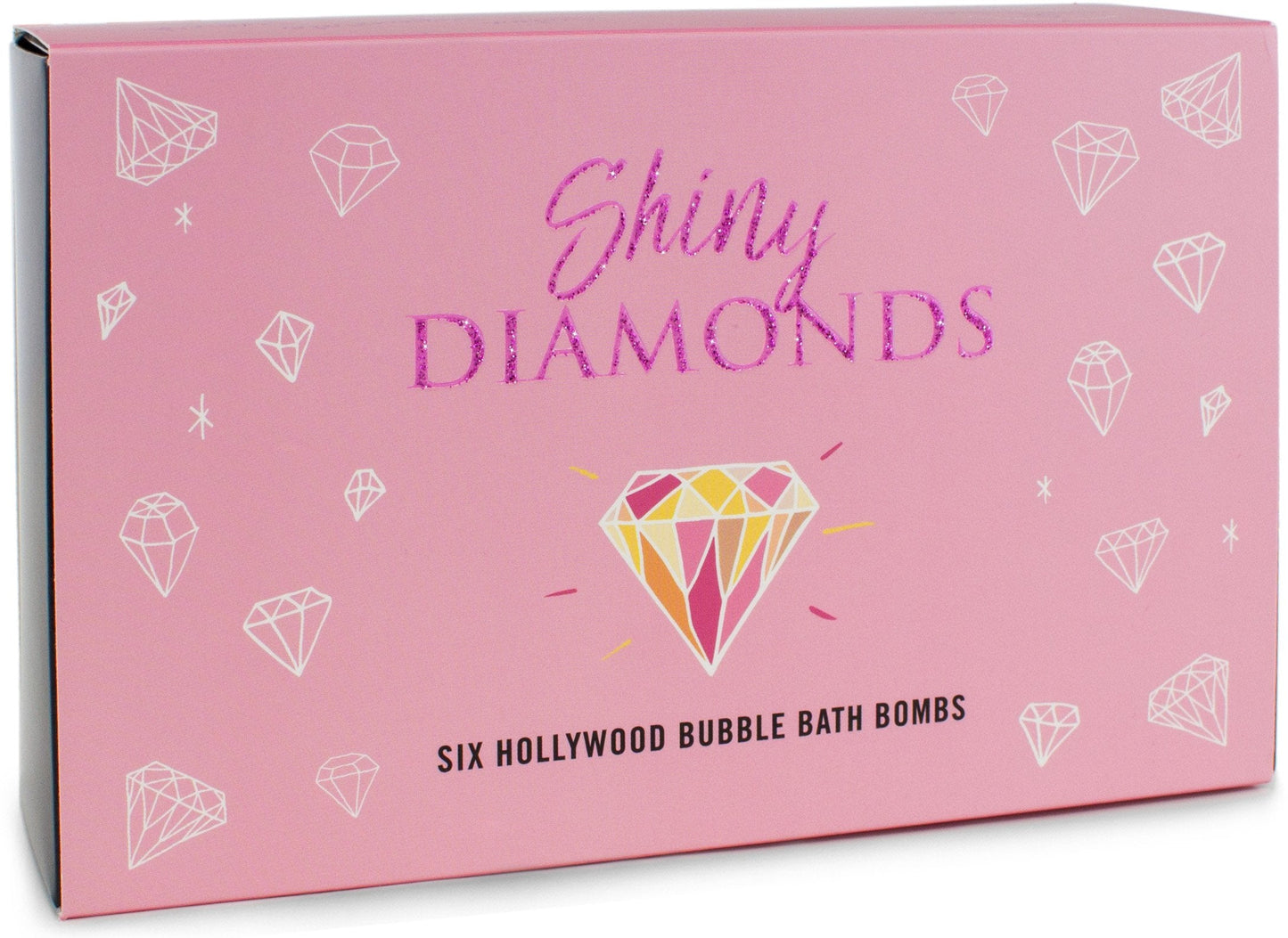 BRUBAKER Bath Bombs Gift Set "Shiny Diamonds" - 6 Handmade Luxury Spa Bath Fizzies - All Natural, Vegan, Organic Ingredients - Aloe Vera Moisturizes Beauty and Personal Care BRUBAKER