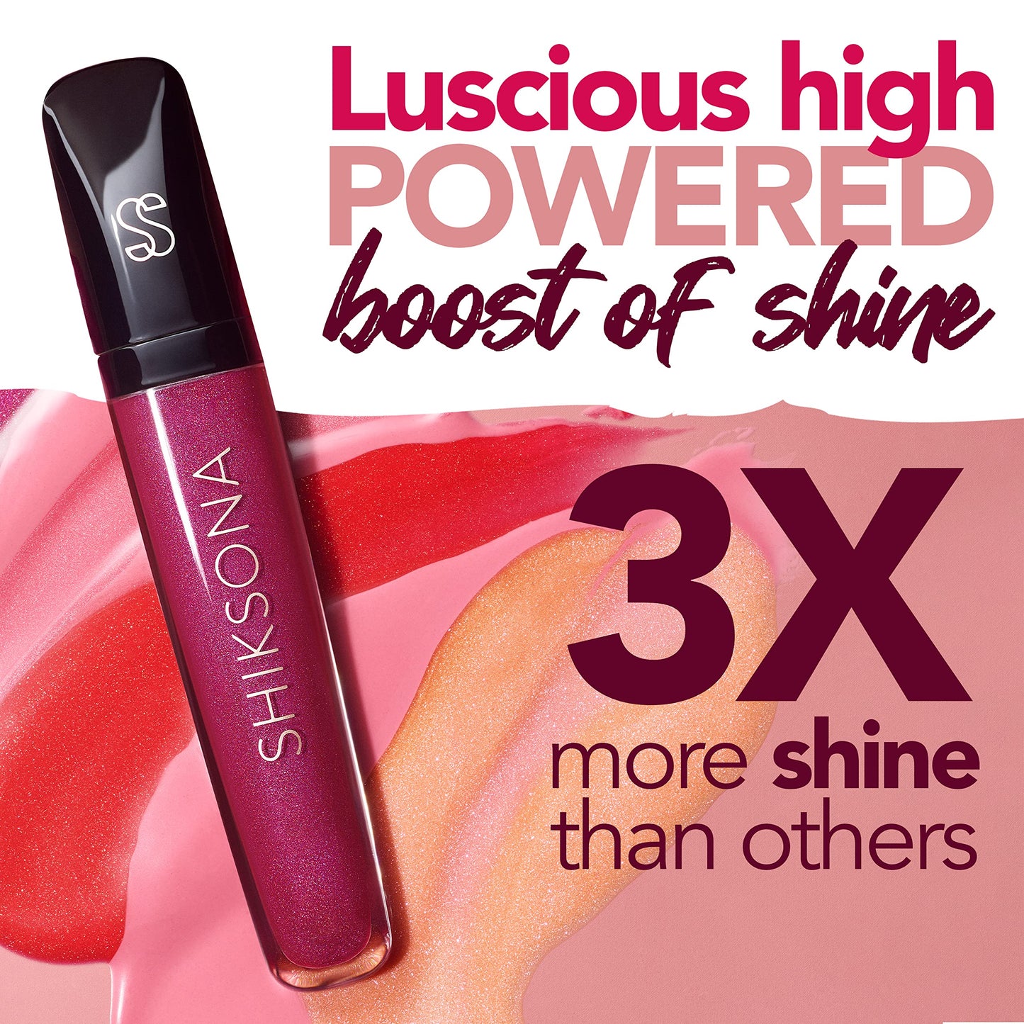 ShikSona High Shine Lip Gloss | Hydrating, Vegan, High Pigment, Non-Sticky Lipgloss in a Timeless, Universal Color | Gorgeous Go-Getter (Bold Pink) Beauty & Personal Care ShikSona