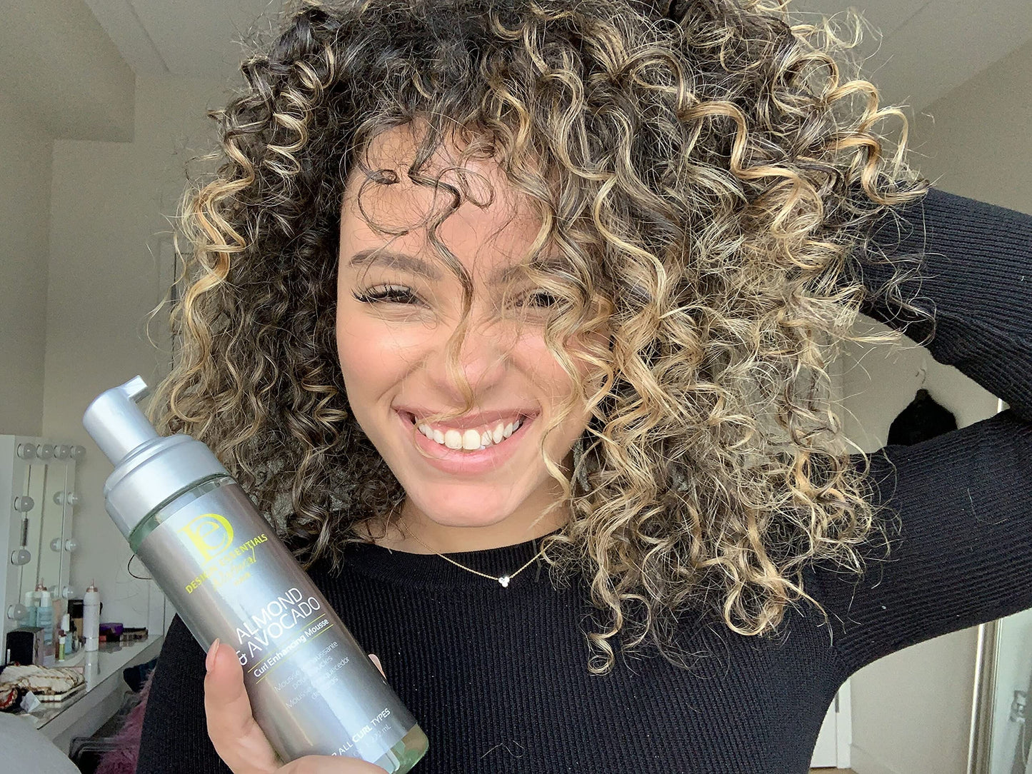 Design Essentials Almond and Avocado Curl Enhancing Hair Mousse for Curly Hair 34 Oz Refill (Pack of 1) Beauty & Personal Care Design Essentials