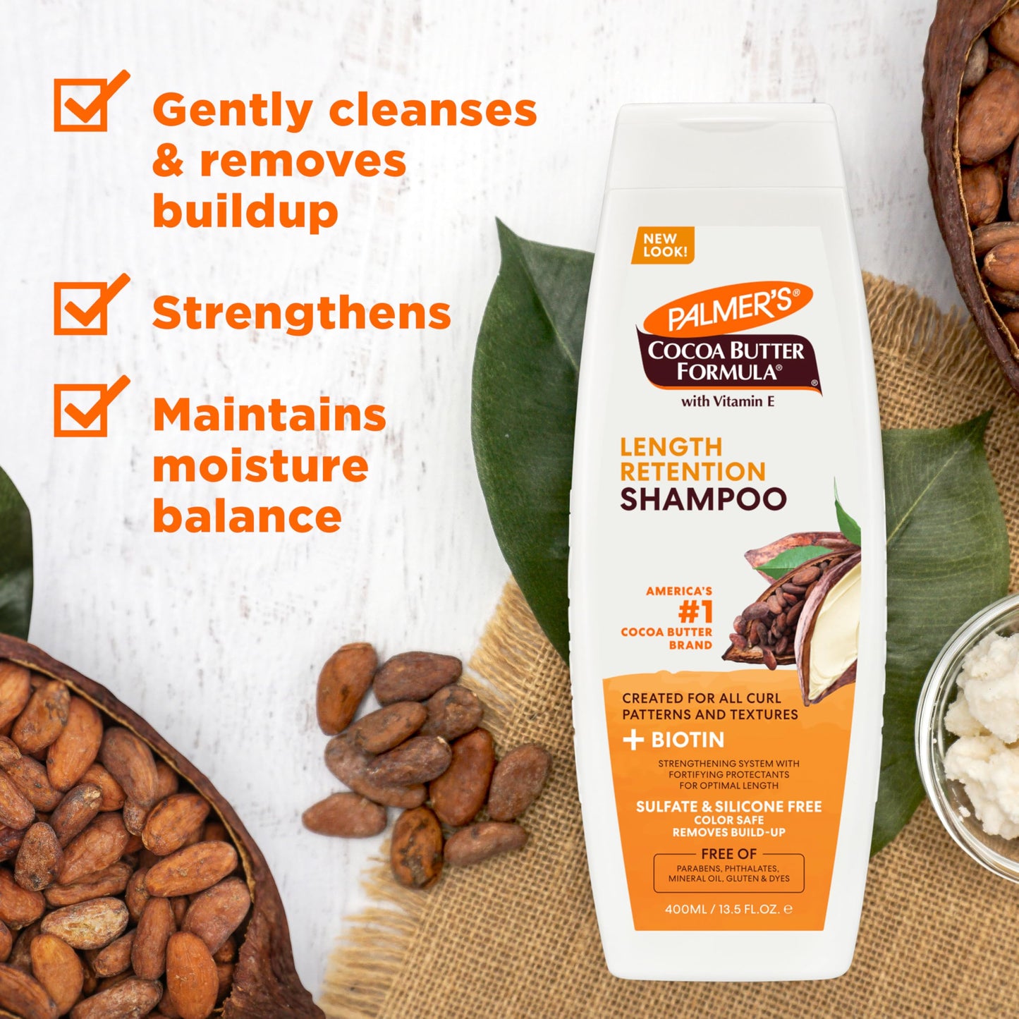 Palmer's Cocoa Butter Formula Length Retention Shampoo & Conditioner bundle (Pack of 2) Beauty & Personal Care Palmer's