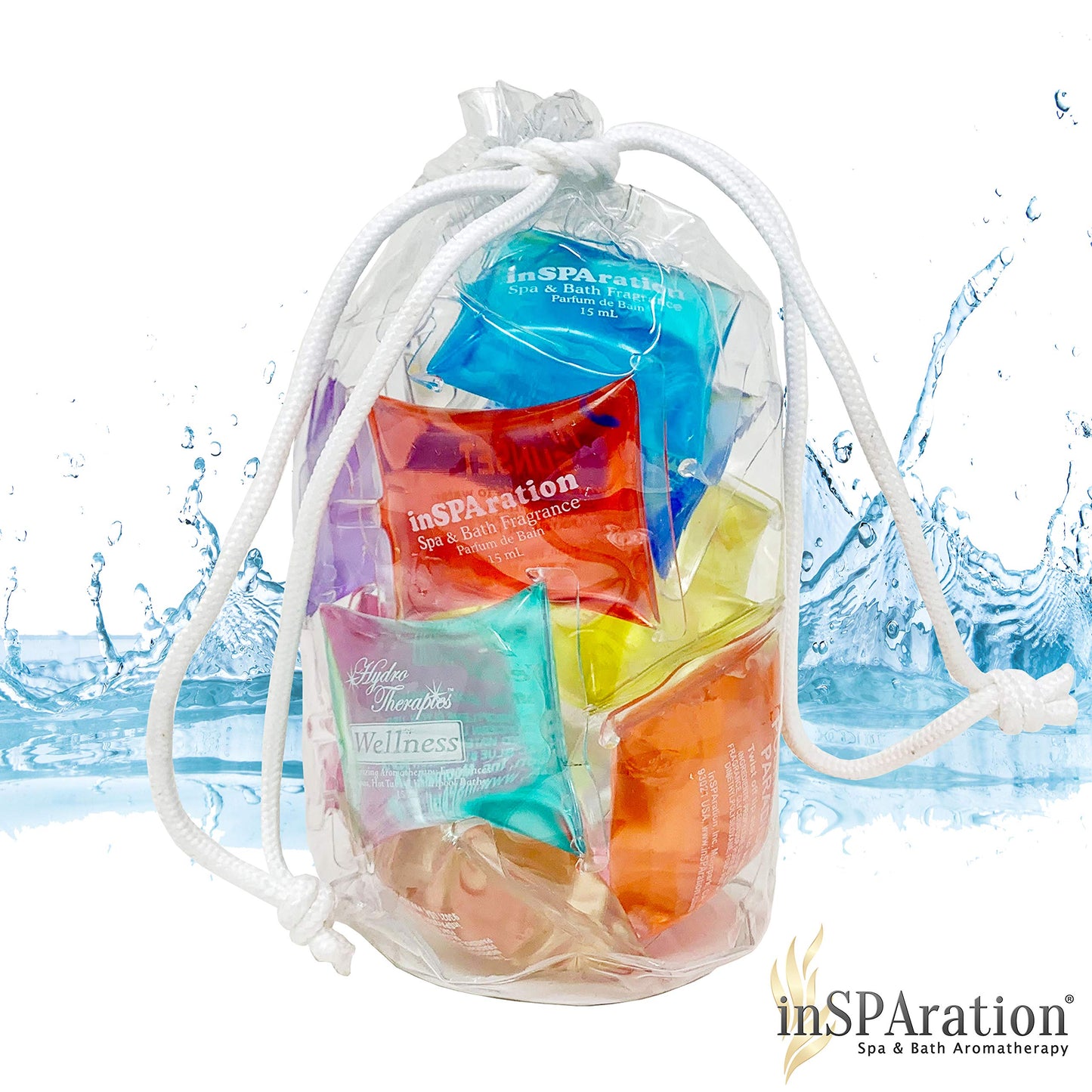 inSPAration Spa and Bath Aromatherapy Model# 151 Sample Gift Pack Bag, 1/2-Ounce Beauty & Personal Care InSPAration