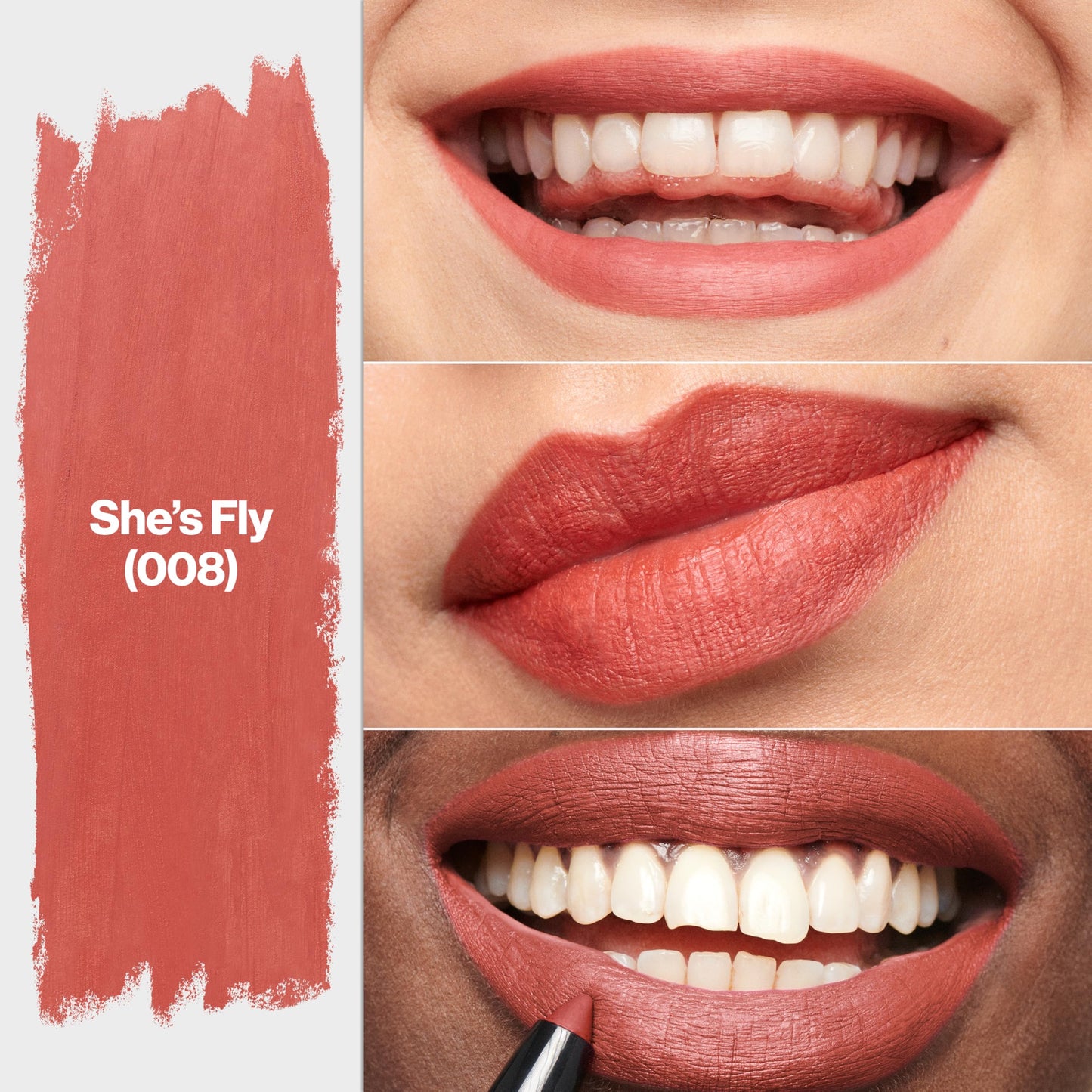 REVLON ColorStay Matte Lite Crayon Lipstick with Built-in Sharpener, Smudge-proof, Water-Resistant Non-Drying Lipcolor, 008 She's Fly, 0.049 oz Beauty & Personal Care REVLON