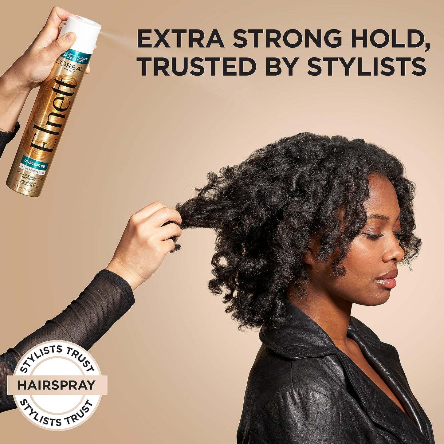 L'Oreal Paris Hair Care Elnett Satin Extra Strong Hold Hairspray, Unscented, 11 Ounce (Pack of 2) Beauty & Personal Care L'Oreal Paris