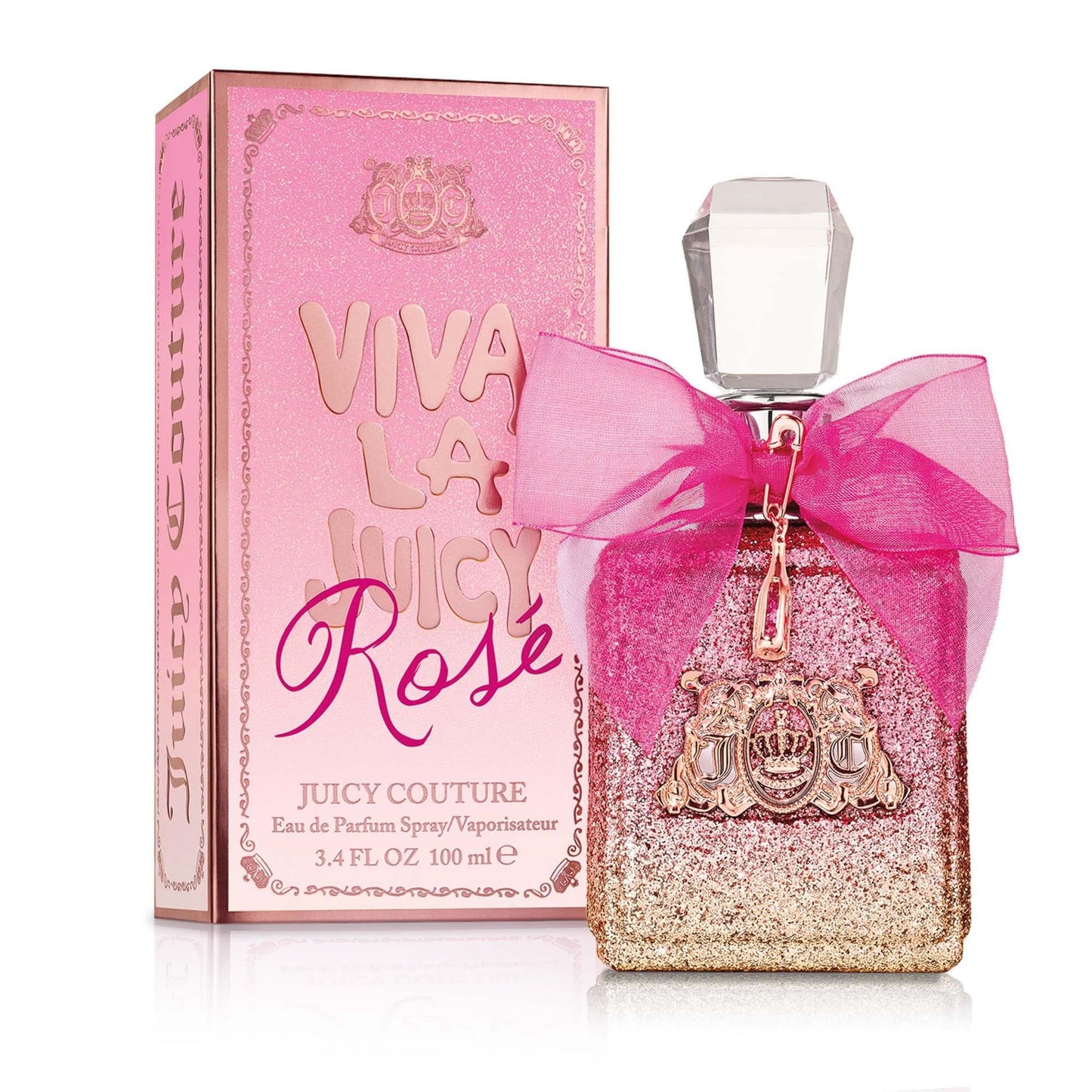 Juicy Couture Viva La Juicy Rosé Eau De Parfum, Women's Perfume with Notes of Pear, Rose & Ambrox - Fruity & Floral, EDP Spray, 3.4 fl oz Beauty & Personal Care Juicy Couture