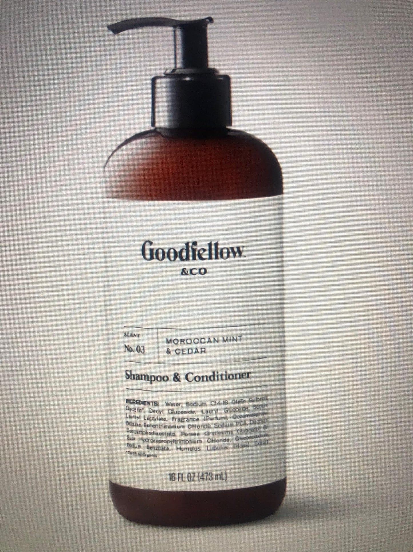 Goodfellow & CO 2 in 1 Shampoo & Conditioner Moroccan Mint & Cedar Beauty & Personal Care Goodfellow & CO