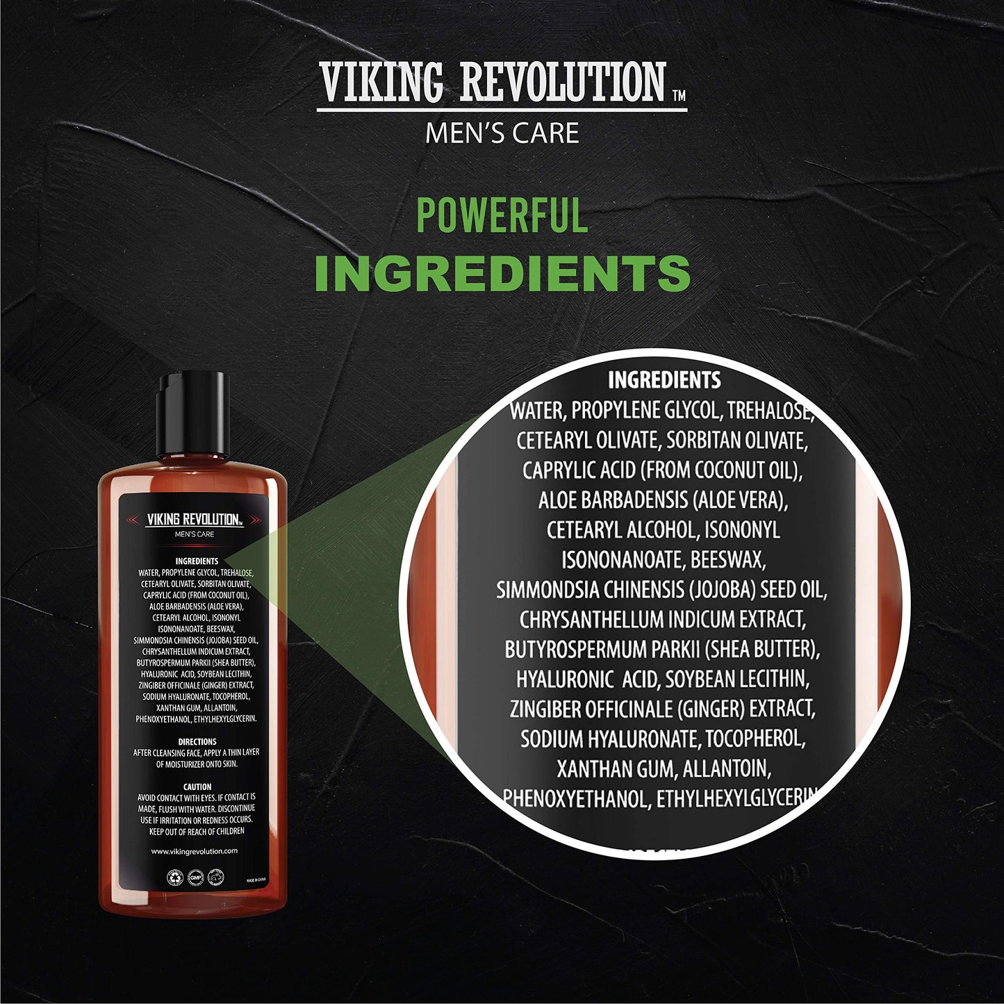 Viking Revolution - Natural Moisturizer Cream for Skincare, Anti Wrinkle & Anti Aging Facial Cream/Lotion, Mens Face Care Beauty & Personal Care Viking Revolution