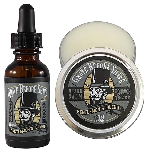 Grave Before Shave™ Gentlemen's Blend Beard Pack (Bourbon/Sandal wood Scent) Beauty & Personal Care Grave Before Shave