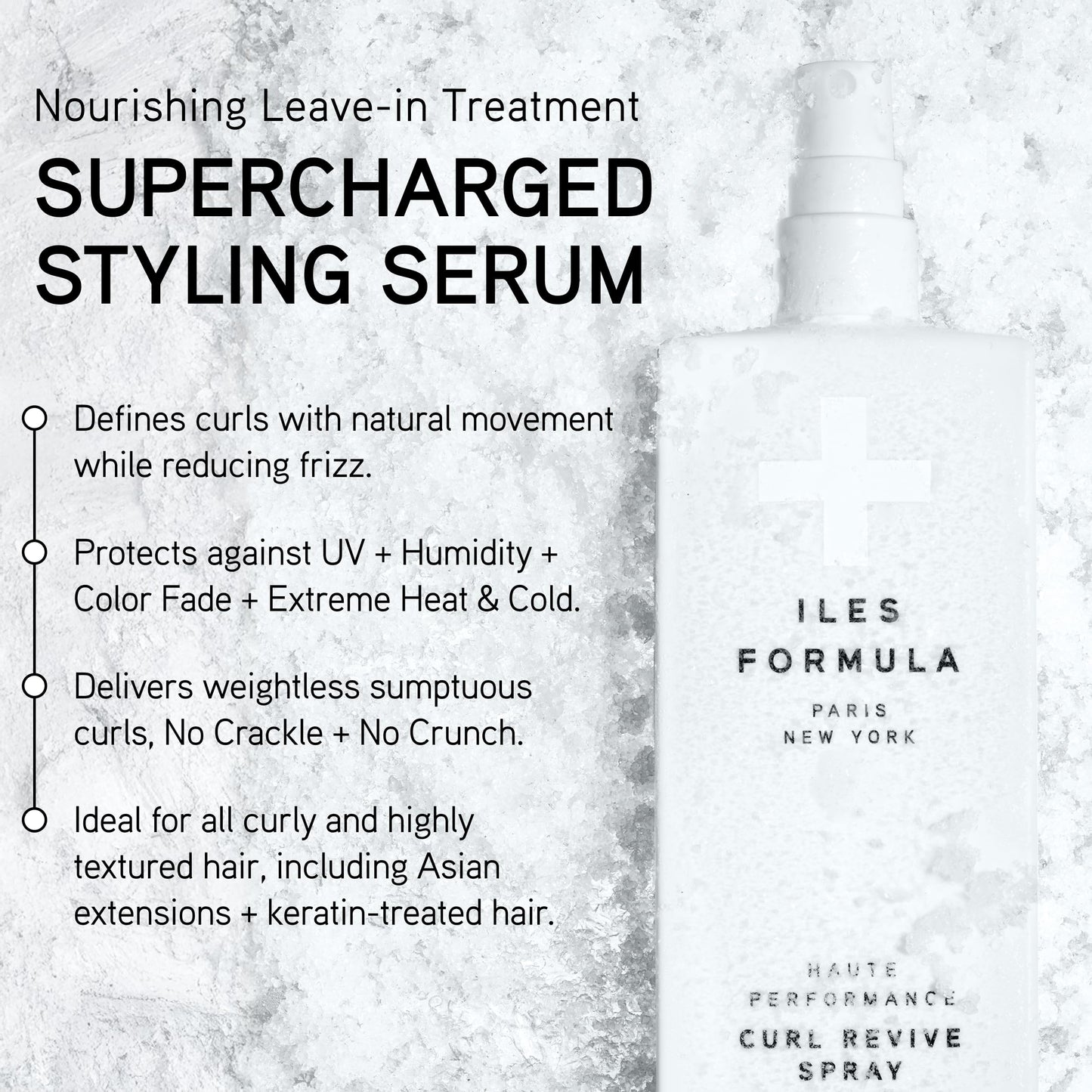 ILES FORMULA Curl Revive - Curl Cream for Soft, Smooth, Defined Curls - Lightweight Curl Refresher Spray with Heat Protection & Frizz Control Beauty & Personal Care ILES FORMULA